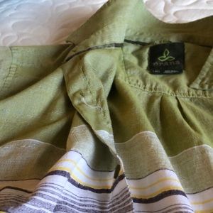 PrAna short sleeve button up